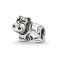 Sterling Silver Reflections Kids Rhino Bead, 8.18 x 7.27 mm