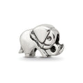 Sterling Silver Reflections Kids Elephant Bead, 6.36 x 8.18 mm