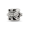 Sterling Silver Reflections Kids Butterfly Bead, 8.18 x 8.18 mm