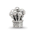 Sterling Silver Reflections Kids Balloons Bead, 10 x 7.27 mm