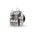 Sterling Silver Reflections Kids Castle Bead, 9.09 x 7.27 mm