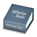 Set of (12) Reflection Beads Flip Boxes with Magnet Closure, 2.05 x 2.05 mm