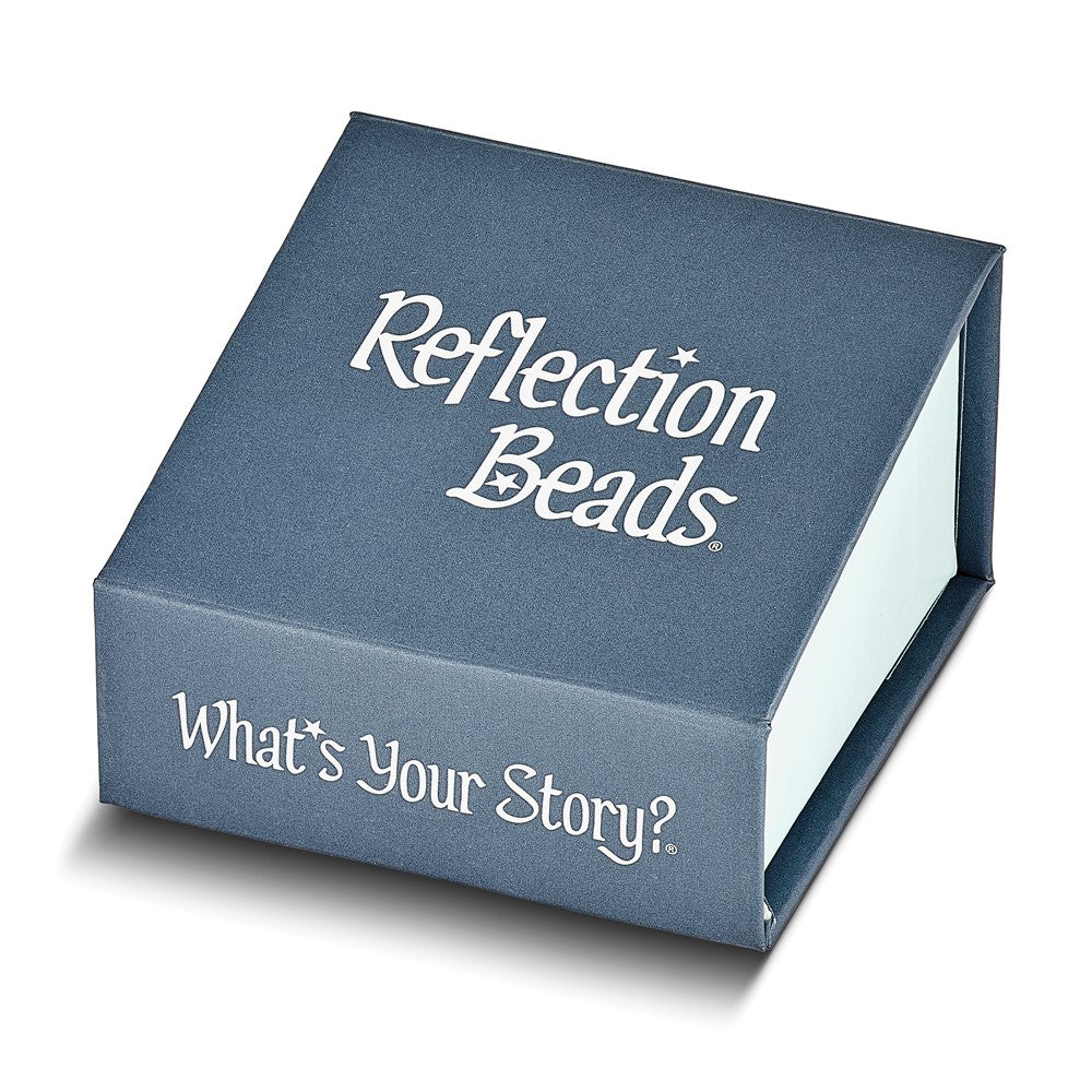 Set of (12) Reflection Beads Flip Boxes with Magnet Closure, 2.05 x 2.05 mm