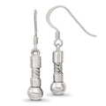 Sterling Silver Reflections Short Earring, 41.82 x 3.58 mm