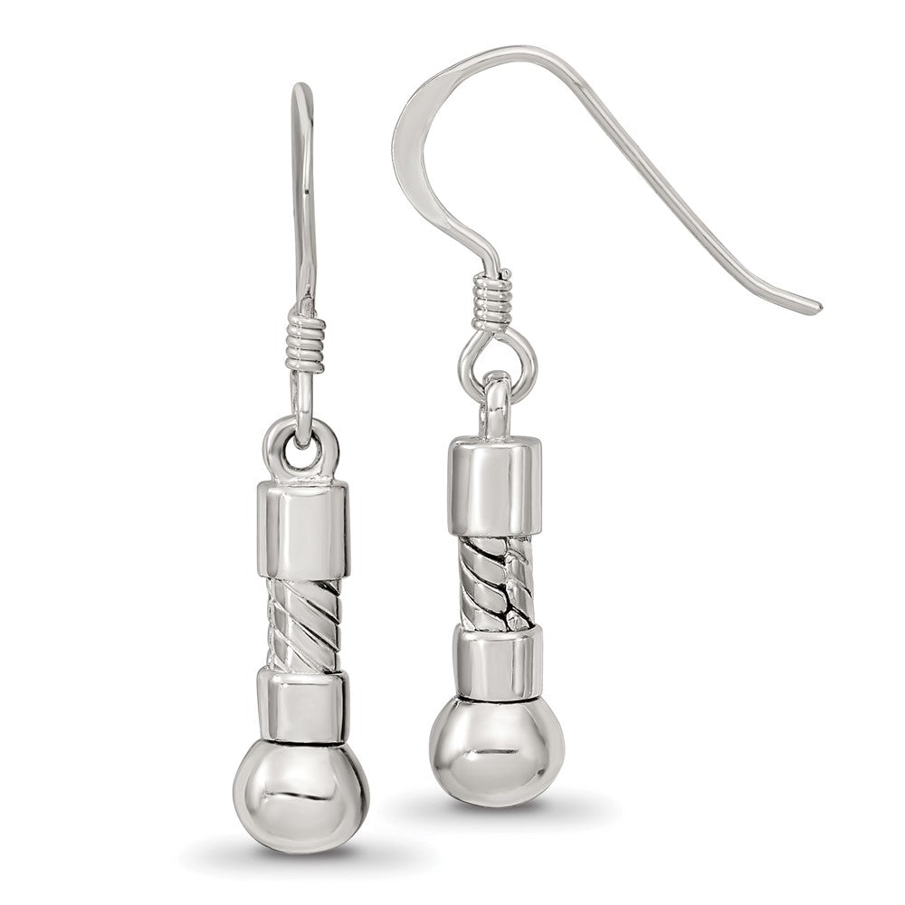 Sterling Silver Reflections Short Earring, 41.82 x 3.58 mm
