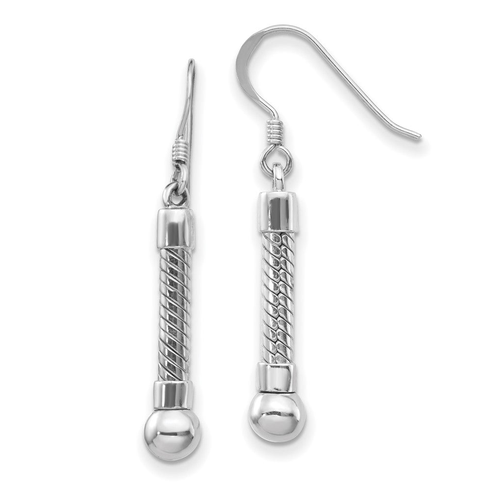 Sterling Silver Reflections Medium Earring, 34.55 x 5 mm