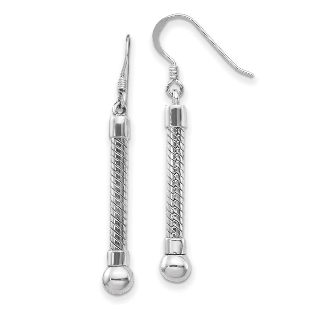 Sterling Silver Reflections Long Earring, 26.36 x 5 mm