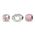 Sterling Silver Reflections Hearts of Love Boxed Bead Set