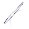 Sterling Silver Stackable Expressions Twisted Purple Enamel Bangle, 1.5 mm
