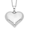 Sentimental Expressions Sterling Silver  Without You Hear Ash Holder 18 Inch Necklace, 18 mm