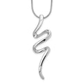 White Ice Sterling Silver Rhodium-plated 18 Inch Diamond Necklace with 2 Inch Extender, 0.024 ct, 20 mm