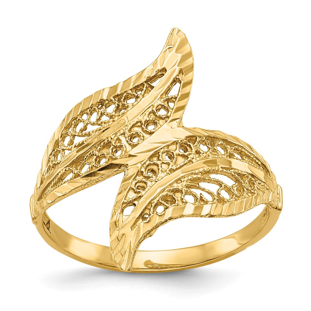 14k Filigree Ring, Size 6.5