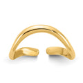 14k Polished Curved Toe Ring, 0.8 g - ID5S9K57148L7