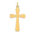 14k Cross Charm, 29 x 15 mm