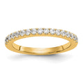 14K Yellow Gold Diamond Wedding Band, 0.375 ct, Size 7, 2.42 g