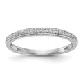 14K White Gold 1/15 carat Diamond Complete Wedding Band, 0.081 ct, Size 7, 1.5 g - ID5S9RM2290B-008-WAA8L7