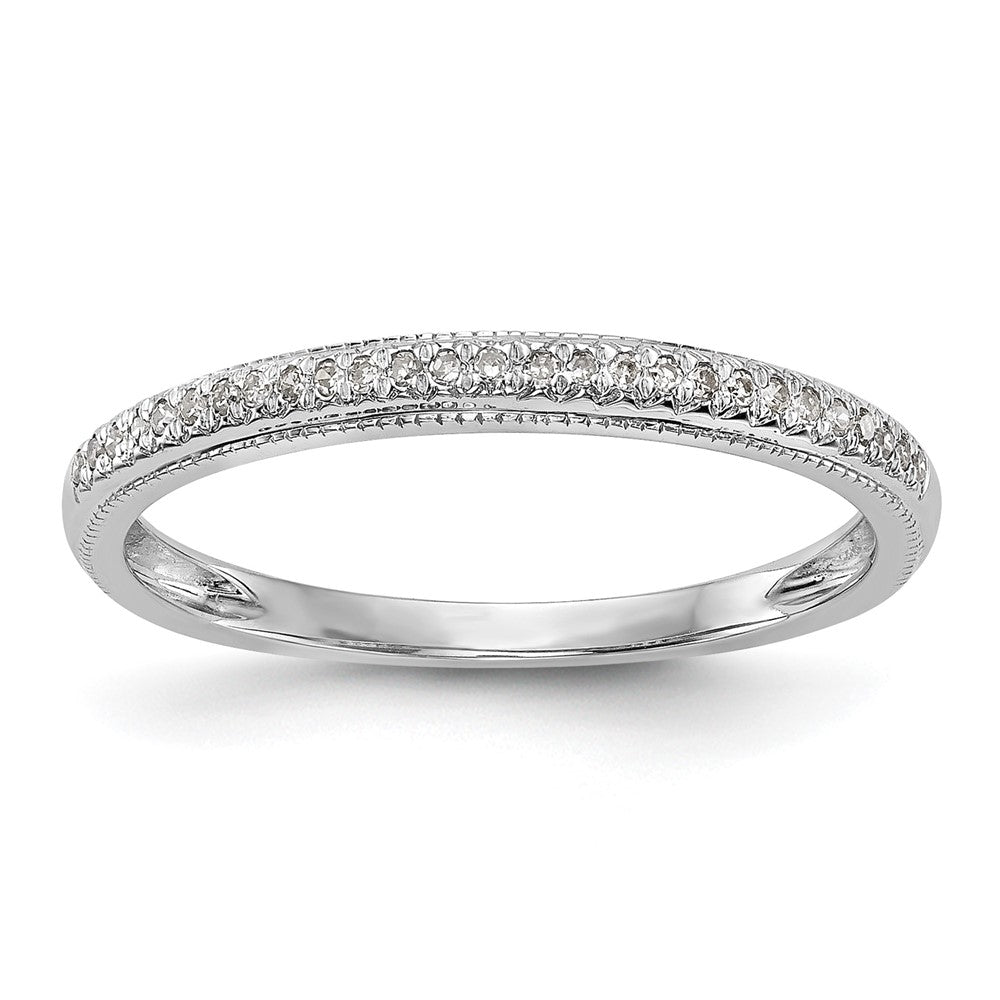 14K White Gold 1/15 carat Diamond Complete Wedding Band, 0.081 ct, Size 7, 1.5 g - ID5S9RM2290B-008-WAA8L7