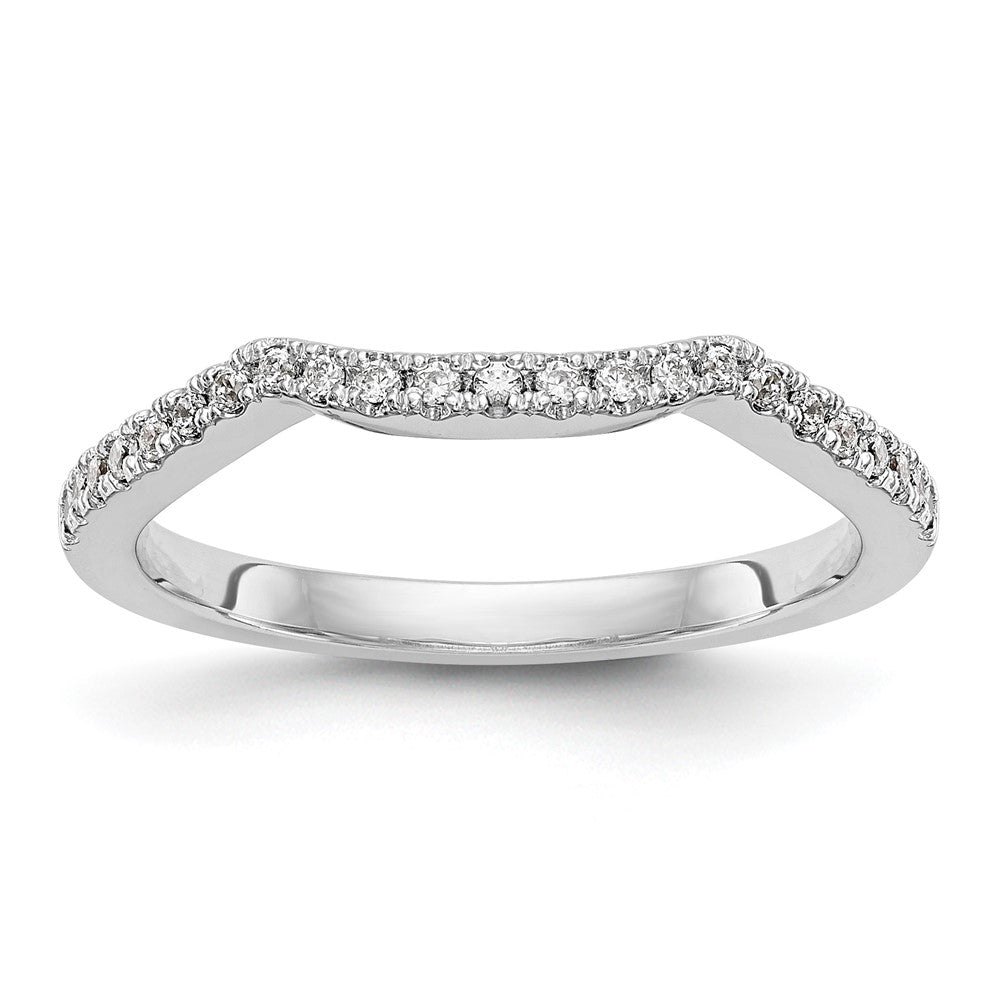 14kw Lab Grown Diamond VS/SI+ G+ Wedding Band, 0.22 ct, Size 7