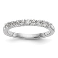 14k White Gold Diamond Wedding Band, 0.36 ct, Size 7, 2.33 g - ID5S9RM2773B-035-WAA8L7