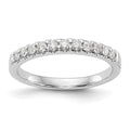 14k White Gold 1/3 carat Diamond Complete Wedding Band, 0.315 ct, Size 7, 2.61 g - ID5S9RM2781B-033-WAA8L7