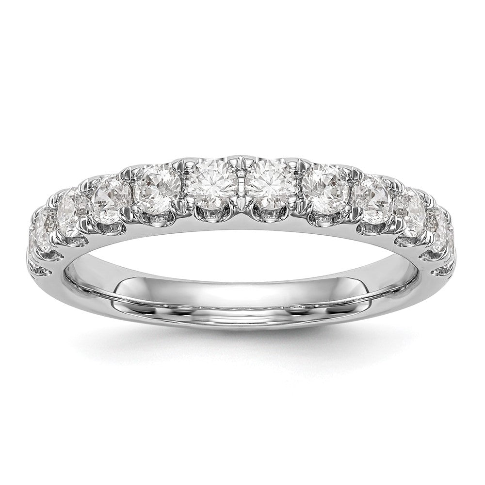 14kw Lab Grown Diamond VS/SI+ G+ Wedding Band, 0.84 ct, Size 7
