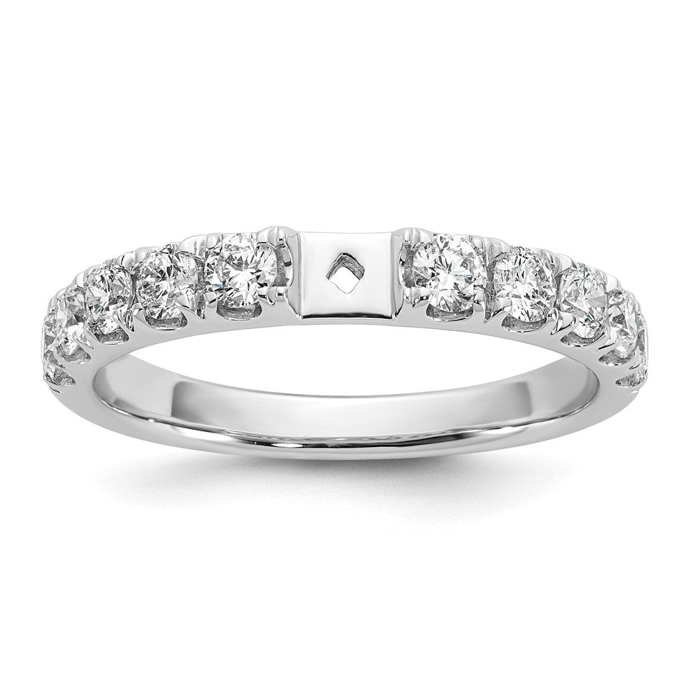14kw Lab Grown Diamond VS/SI+ G+ Peg Set Engagement Ring, 1.45 ct, Size 7