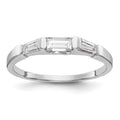 14K White Gold Baguette Diamond Complete Wedding Band, 0.4 ct, Size 7, 1.55 g - ID5S9RM3016B-061-WAA8L7