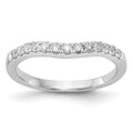 14K Yellow Gold Diamond Wedding Band, 0.325 ct, Size 7