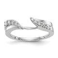 14K White Gold Diamond Wrap, 0.291 ct, Size 7, 2.79 g - ID5S9RM3081B-029-WAA8L7