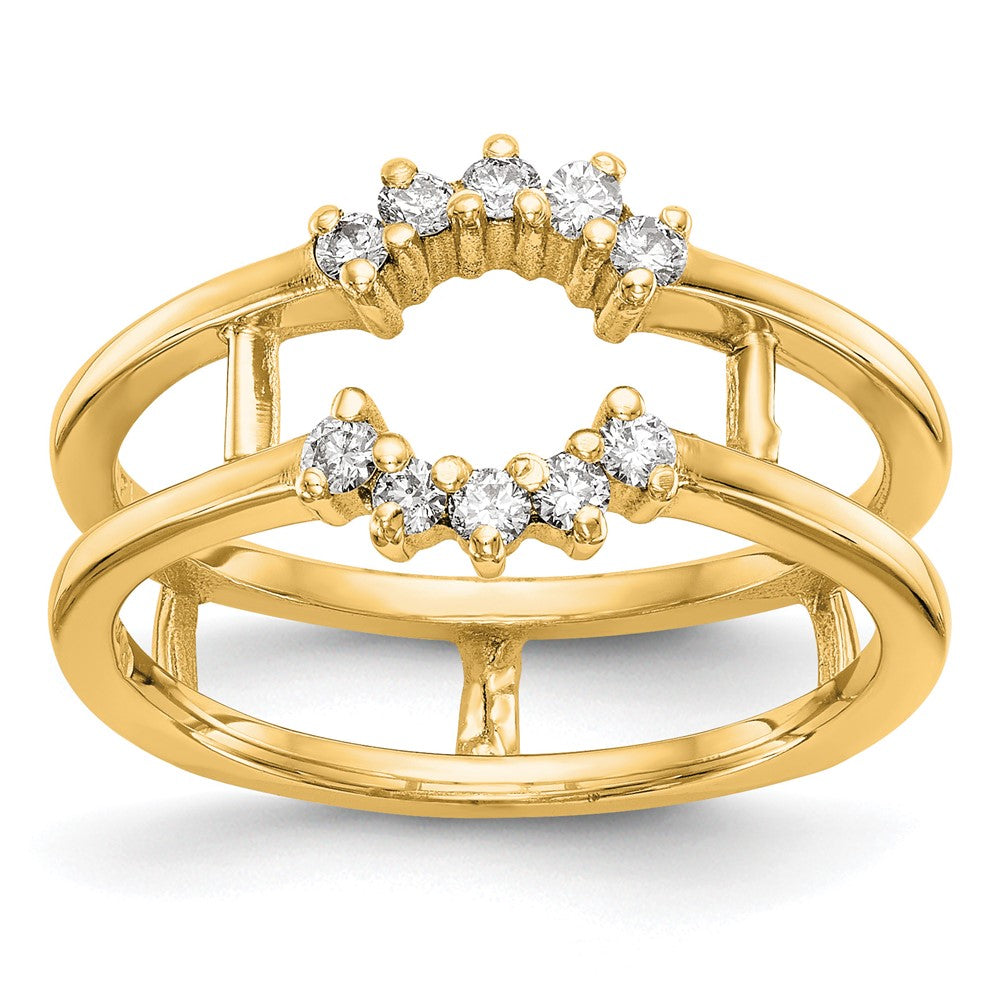 14K Yellow Gold Diamond Guard, 0.225 ct, Size 7, 3.22 g - ID5S9RM3105B-020-YVS8L7