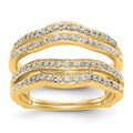 14K Yellow Gold Diamond Guard, 0.486 ct, Size 7, 7.58 g - ID5S9RM3108B-048-YVS8L7