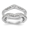 14K White Gold 1/2 carat Diamond Complete Ring Guard, 0.462 ct, Size 7, 6.27 g - ID5S9RM3112B-047-WAA8L7