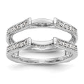 14K White Gold 1/3 carat Diamond Complete Ring Guard, 0.32 ct, Size 7, 4.61 g - ID5S9RM3123B-033-WAA8L7