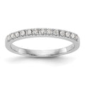 Platinum Diamond Band, 0.195 ct, Size 7