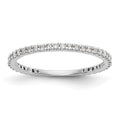 14K White Gold 1/3 carat Complete Diamond Wedding Band, 0.304 ct, Size 7, 1 g - ID5S9RM3200B-030-WAA8L7