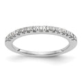 14K White Gold Diamond Band, 0.15 ct, Size 7, 2 g - ID5S9RM3203B-015-WAA8L7