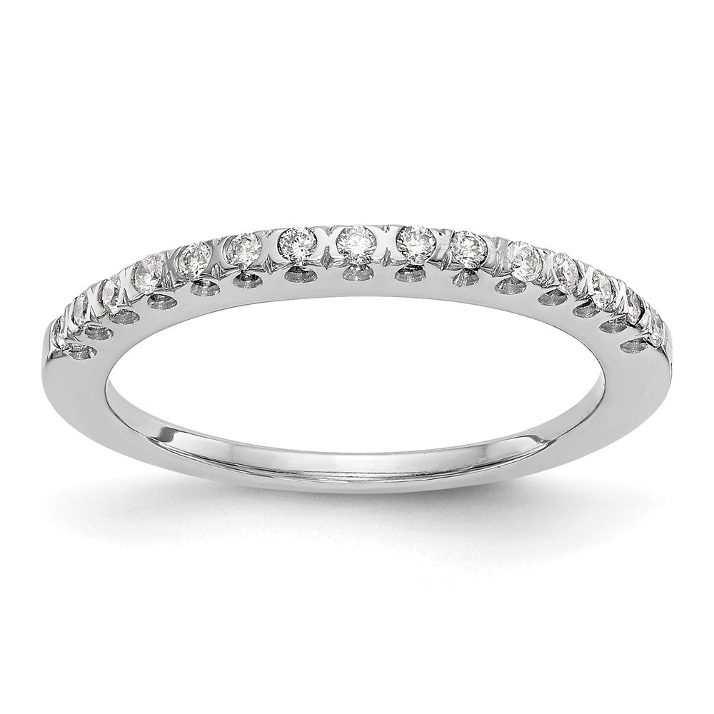 14K White Gold Diamond Band, 0.15 ct, Size 7, 2 g - ID5S9RM3203B-015-WAA8L7