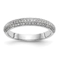 14K White Gold Diamond Band, 0.365 ct, Size 7, 2.27 g - ID5S9RM3227B-034-WAA8L7