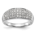 14K White Gold Micro Pave 1.75 carat Complete Diamond Band, 0.936 ct, 5.08 g - ID5S9RM3257B-097-WAA8L7