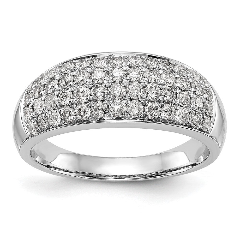 14K White Gold Micro Pave 1.75 carat Complete Diamond Band, 0.936 ct, 5.08 g - ID5S9RM3257B-097-WAA8L7