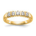 14K Yellow Gold 5-Stone Diamond Band, 0.2 ct, Size 7, 2.33 g - ID5S9RM3289B-025-YAA8L7