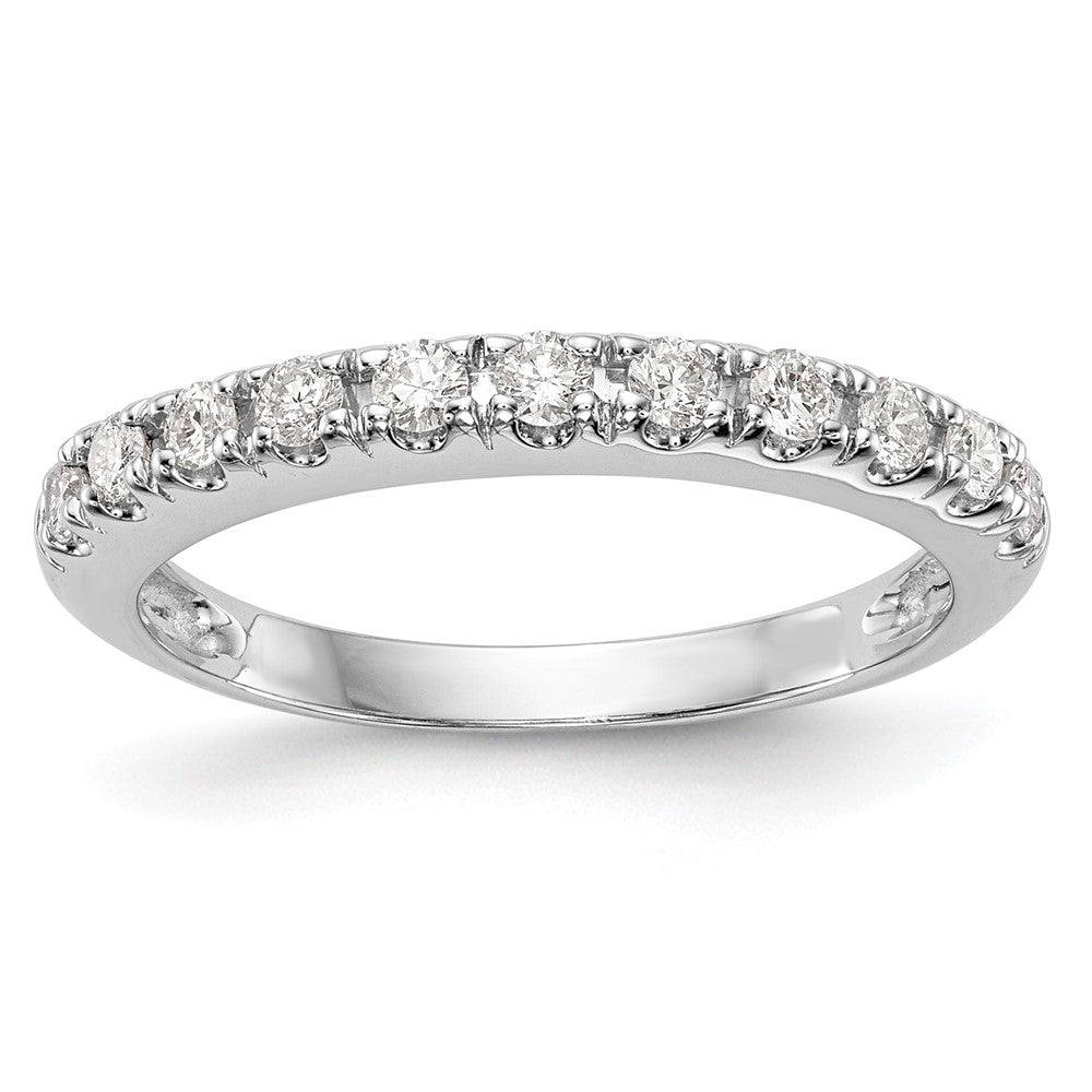 14k White Gold 1/3 carat Diamond Complete Wedding Band, 0.36 ct, Size 7, 1.76 g - ID5S9RM3528B-033-WAA8L7