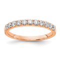 14kr TRUE ORIGIN Lab Grown Diamond VS+ F+ 1/2ct Wedding Band, 0.503 ct, Size 7, 2.25 mm