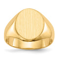 18k Signet Ring, Size 7