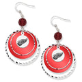 DETROIT RED WINGS GAME DAY EARRINGS