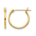 14k Madi K 1.25x15mm Hoop Earrings, 15 x 1.25 mm