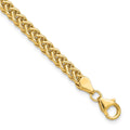 14k Polished 4.3mm Fancy Braided Link 7.5 inch Bracelet, 7.5 x 4.3 mm