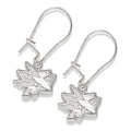 S/S SAN JOSE SHARKS LOGO 3/8 DANGLE EARRINGS, 0.38 x 0.38 mm