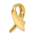 14k Polished Slide Fits up to 6mm Regular/10mm Fancy or Reversible Omega, 25 x 14 mm