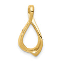 14k Polished Chain Slide, 21 x 9 mm